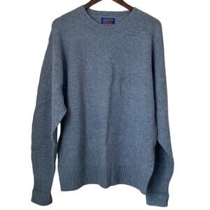 Pendleton Blue Wool Sweater Sz L